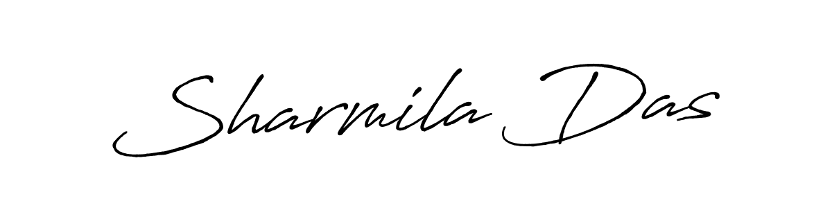 Use a signature maker to create a handwritten signature online. With this signature software, you can design (Antro_Vectra_Bolder) your own signature for name Sharmila Das. Sharmila Das signature style 7 images and pictures png