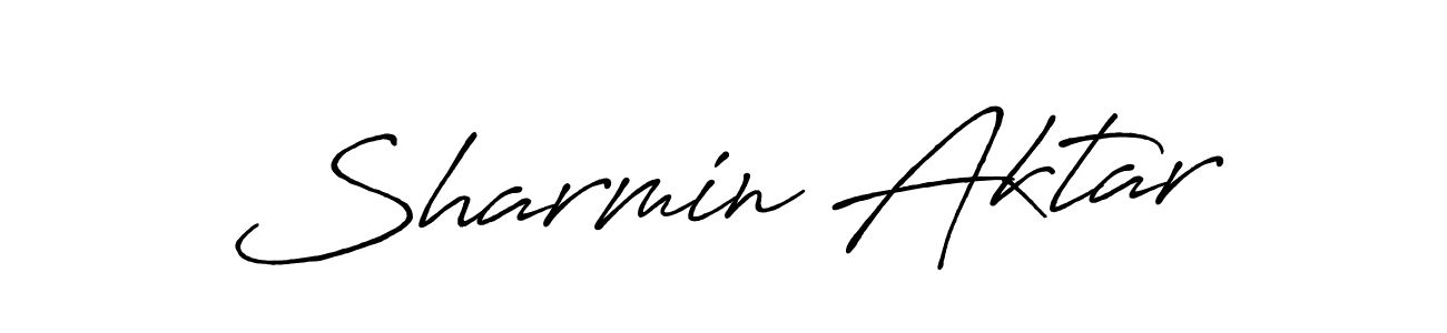The best way (Antro_Vectra_Bolder) to make a short signature is to pick only two or three words in your name. The name Sharmin Aktar include a total of six letters. For converting this name. Sharmin Aktar signature style 7 images and pictures png