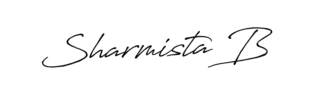 Here are the top 10 professional signature styles for the name Sharmista B. These are the best autograph styles you can use for your name. Sharmista B signature style 7 images and pictures png