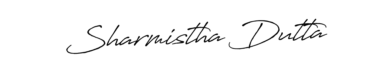 Antro_Vectra_Bolder is a professional signature style that is perfect for those who want to add a touch of class to their signature. It is also a great choice for those who want to make their signature more unique. Get Sharmistha Dutta name to fancy signature for free. Sharmistha Dutta signature style 7 images and pictures png