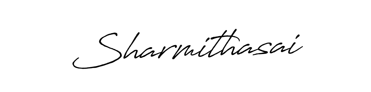 Sharmithasai stylish signature style. Best Handwritten Sign (Antro_Vectra_Bolder) for my name. Handwritten Signature Collection Ideas for my name Sharmithasai. Sharmithasai signature style 7 images and pictures png