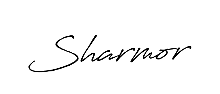 Use a signature maker to create a handwritten signature online. With this signature software, you can design (Antro_Vectra_Bolder) your own signature for name Sharmor. Sharmor signature style 7 images and pictures png