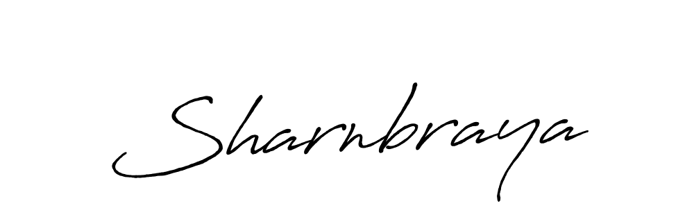 Design your own signature with our free online signature maker. With this signature software, you can create a handwritten (Antro_Vectra_Bolder) signature for name Sharnbraya. Sharnbraya signature style 7 images and pictures png