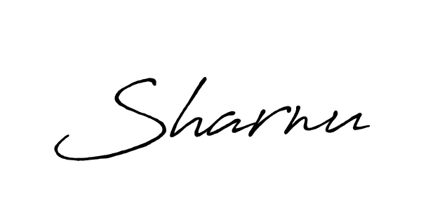 Create a beautiful signature design for name Sharnu. With this signature (Antro_Vectra_Bolder) fonts, you can make a handwritten signature for free. Sharnu signature style 7 images and pictures png