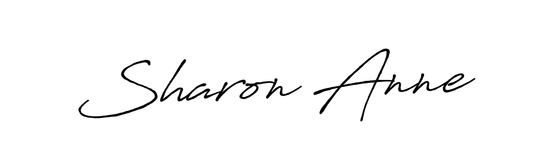 Design your own signature with our free online signature maker. With this signature software, you can create a handwritten (Antro_Vectra_Bolder) signature for name Sharon Anne. Sharon Anne signature style 7 images and pictures png
