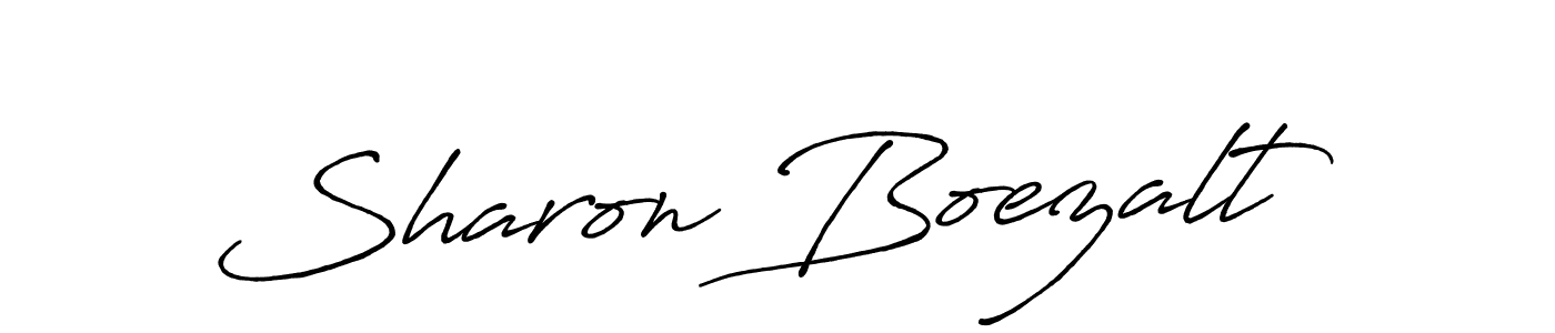Make a beautiful signature design for name Sharon Boezalt. Use this online signature maker to create a handwritten signature for free. Sharon Boezalt signature style 7 images and pictures png
