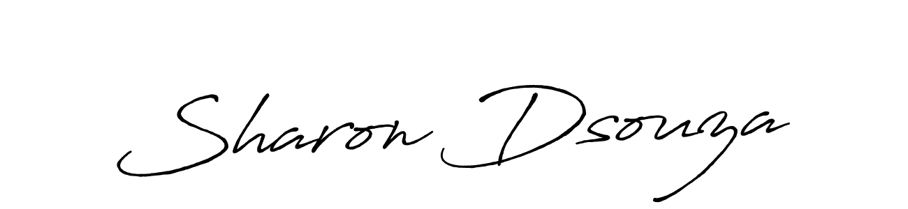 Design your own signature with our free online signature maker. With this signature software, you can create a handwritten (Antro_Vectra_Bolder) signature for name Sharon Dsouza. Sharon Dsouza signature style 7 images and pictures png