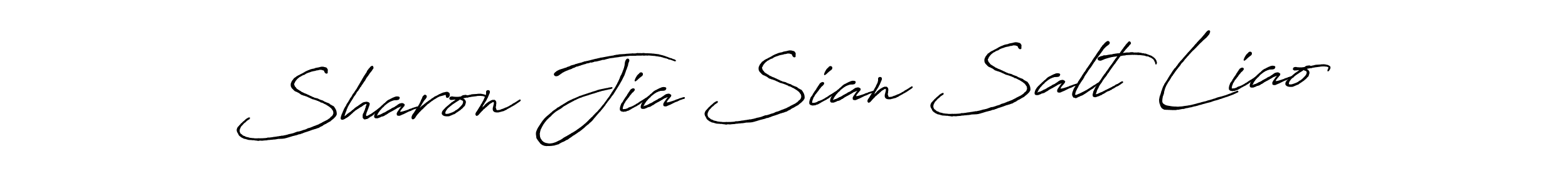 if you are searching for the best signature style for your name Sharon Jia Sian Salt Liao. so please give up your signature search. here we have designed multiple signature styles  using Antro_Vectra_Bolder. Sharon Jia Sian Salt Liao signature style 7 images and pictures png