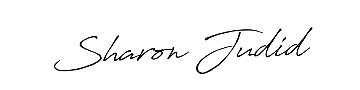 Design your own signature with our free online signature maker. With this signature software, you can create a handwritten (Antro_Vectra_Bolder) signature for name Sharon Judid. Sharon Judid signature style 7 images and pictures png
