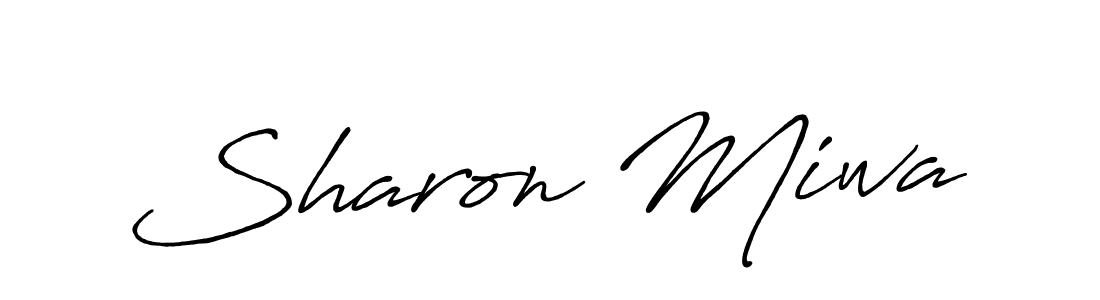Make a beautiful signature design for name Sharon Miwa. Use this online signature maker to create a handwritten signature for free. Sharon Miwa signature style 7 images and pictures png