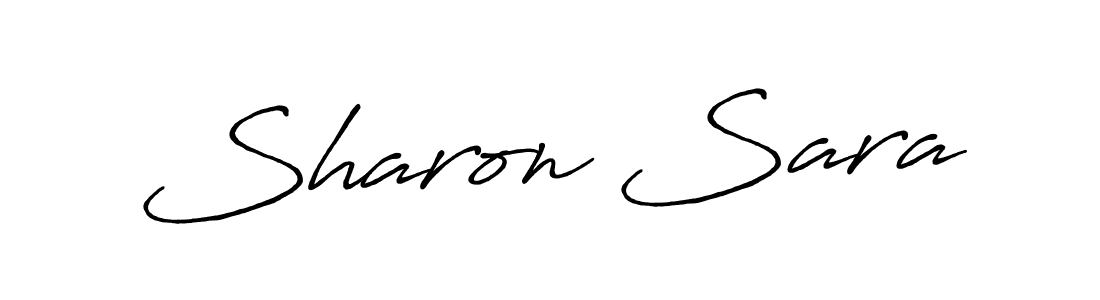 Design your own signature with our free online signature maker. With this signature software, you can create a handwritten (Antro_Vectra_Bolder) signature for name Sharon Sara. Sharon Sara signature style 7 images and pictures png