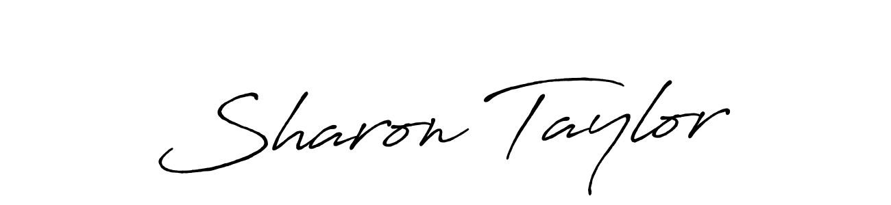 You should practise on your own different ways (Antro_Vectra_Bolder) to write your name (Sharon Taylor) in signature. don't let someone else do it for you. Sharon Taylor signature style 7 images and pictures png