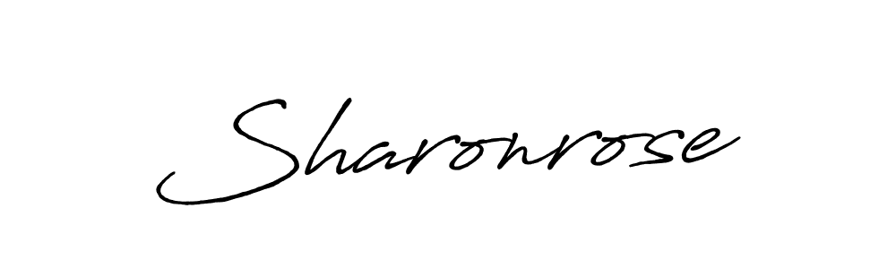 How to make Sharonrose name signature. Use Antro_Vectra_Bolder style for creating short signs online. This is the latest handwritten sign. Sharonrose signature style 7 images and pictures png