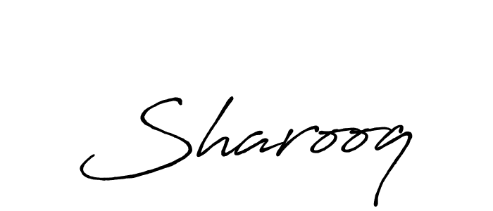 Design your own signature with our free online signature maker. With this signature software, you can create a handwritten (Antro_Vectra_Bolder) signature for name Sharooq. Sharooq signature style 7 images and pictures png