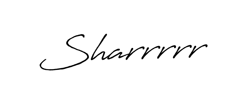 How to make Sharrrrr signature? Antro_Vectra_Bolder is a professional autograph style. Create handwritten signature for Sharrrrr name. Sharrrrr signature style 7 images and pictures png