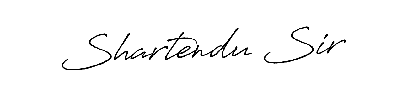 Also we have Shartendu Sir name is the best signature style. Create professional handwritten signature collection using Antro_Vectra_Bolder autograph style. Shartendu Sir signature style 7 images and pictures png