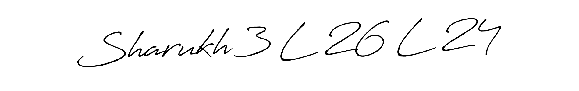 How to Draw Sharukh 3 L 26 L 24 signature style? Antro_Vectra_Bolder is a latest design signature styles for name Sharukh 3 L 26 L 24. Sharukh 3 L 26 L 24 signature style 7 images and pictures png