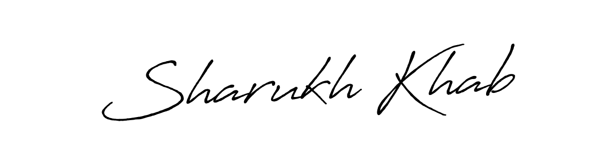 See photos of Sharukh Khab official signature by Spectra . Check more albums & portfolios. Read reviews & check more about Antro_Vectra_Bolder font. Sharukh Khab signature style 7 images and pictures png