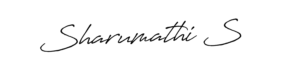 How to make Sharumathi S signature? Antro_Vectra_Bolder is a professional autograph style. Create handwritten signature for Sharumathi S name. Sharumathi S signature style 7 images and pictures png