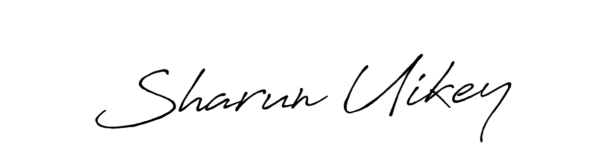 Use a signature maker to create a handwritten signature online. With this signature software, you can design (Antro_Vectra_Bolder) your own signature for name Sharun Uikey. Sharun Uikey signature style 7 images and pictures png