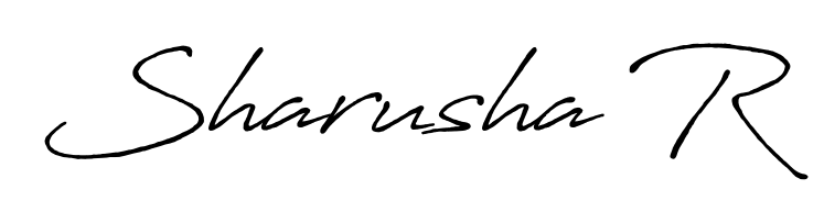 Make a beautiful signature design for name Sharusha R. Use this online signature maker to create a handwritten signature for free. Sharusha R signature style 7 images and pictures png