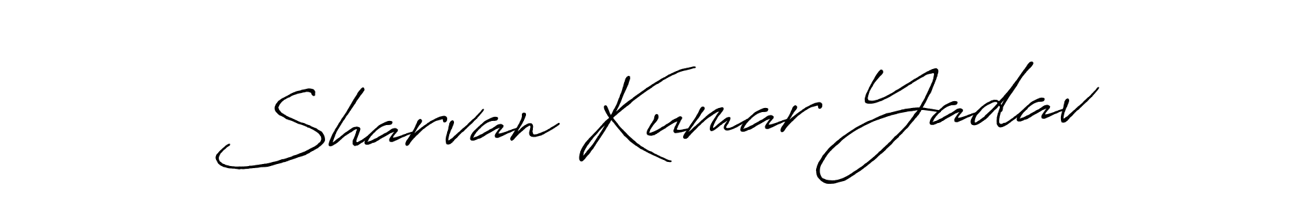 Design your own signature with our free online signature maker. With this signature software, you can create a handwritten (Antro_Vectra_Bolder) signature for name Sharvan Kumar Yadav. Sharvan Kumar Yadav signature style 7 images and pictures png
