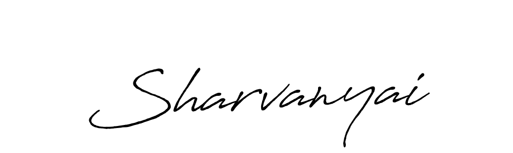 How to make Sharvanyai signature? Antro_Vectra_Bolder is a professional autograph style. Create handwritten signature for Sharvanyai name. Sharvanyai signature style 7 images and pictures png