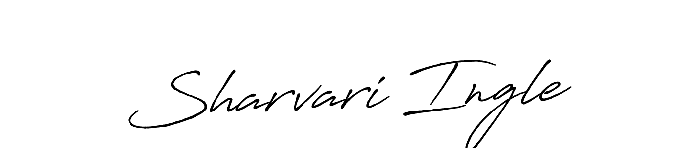 How to Draw Sharvari Ingle signature style? Antro_Vectra_Bolder is a latest design signature styles for name Sharvari Ingle. Sharvari Ingle signature style 7 images and pictures png