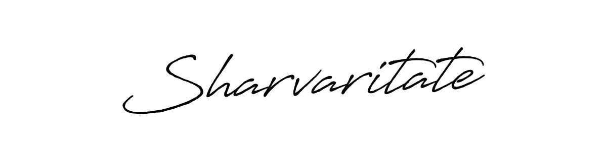 How to make Sharvaritate name signature. Use Antro_Vectra_Bolder style for creating short signs online. This is the latest handwritten sign. Sharvaritate signature style 7 images and pictures png