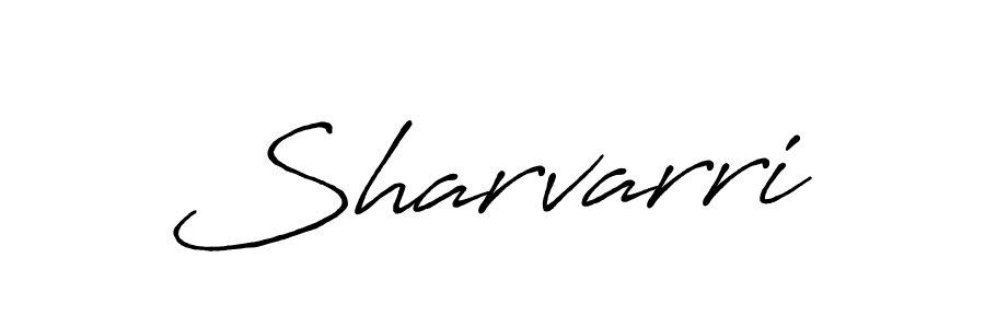 Make a beautiful signature design for name Sharvarri. With this signature (Antro_Vectra_Bolder) style, you can create a handwritten signature for free. Sharvarri signature style 7 images and pictures png