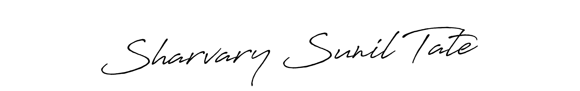 How to make Sharvary Sunil Tate signature? Antro_Vectra_Bolder is a professional autograph style. Create handwritten signature for Sharvary Sunil Tate name. Sharvary Sunil Tate signature style 7 images and pictures png