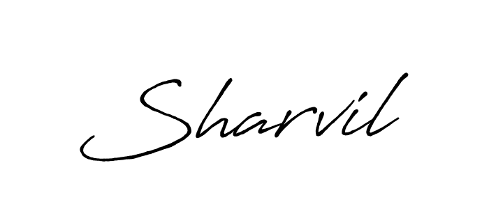 Make a short Sharvil signature style. Manage your documents anywhere anytime using Antro_Vectra_Bolder. Create and add eSignatures, submit forms, share and send files easily. Sharvil signature style 7 images and pictures png