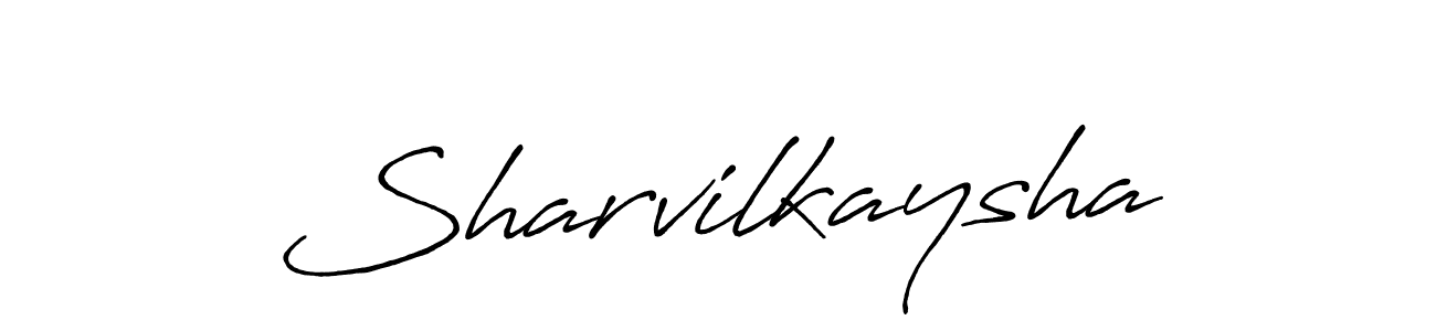 Once you've used our free online signature maker to create your best signature Antro_Vectra_Bolder style, it's time to enjoy all of the benefits that Sharvilkaysha name signing documents. Sharvilkaysha signature style 7 images and pictures png