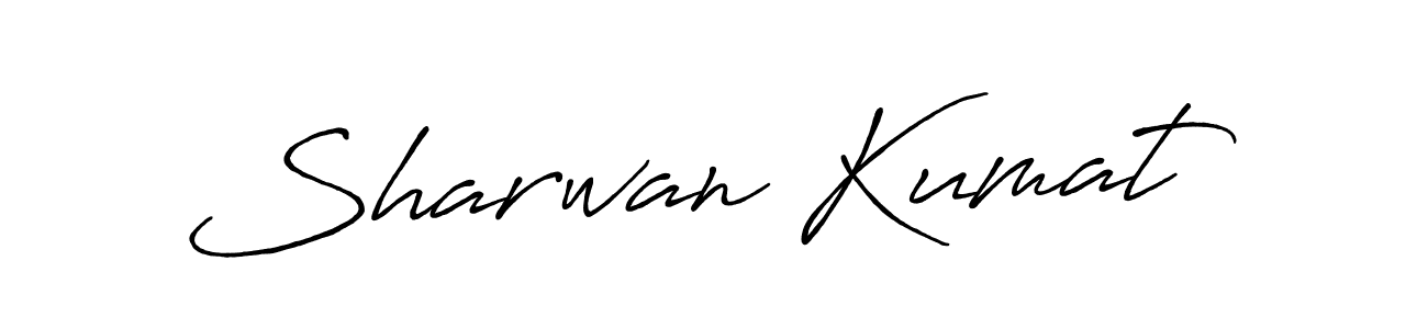 Create a beautiful signature design for name Sharwan Kumat. With this signature (Antro_Vectra_Bolder) fonts, you can make a handwritten signature for free. Sharwan Kumat signature style 7 images and pictures png