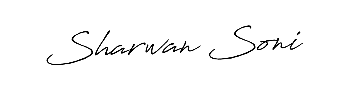 Also we have Sharwan Soni name is the best signature style. Create professional handwritten signature collection using Antro_Vectra_Bolder autograph style. Sharwan Soni signature style 7 images and pictures png