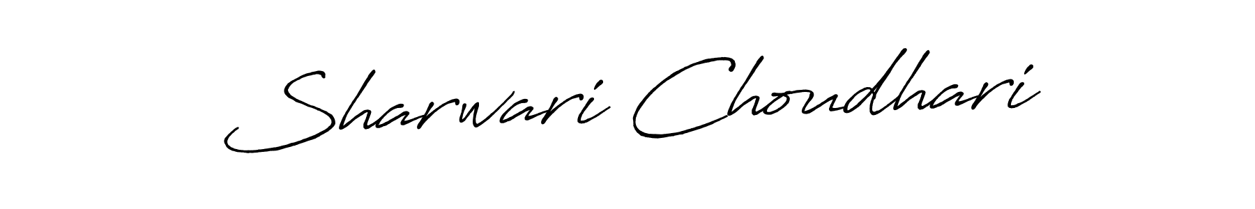 Sharwari Choudhari stylish signature style. Best Handwritten Sign (Antro_Vectra_Bolder) for my name. Handwritten Signature Collection Ideas for my name Sharwari Choudhari. Sharwari Choudhari signature style 7 images and pictures png