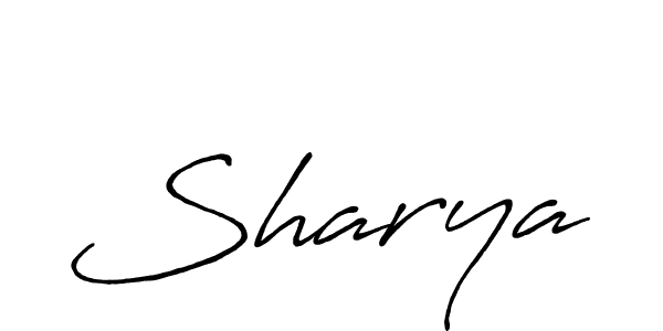 Similarly Antro_Vectra_Bolder is the best handwritten signature design. Signature creator online .You can use it as an online autograph creator for name Sharya. Sharya signature style 7 images and pictures png
