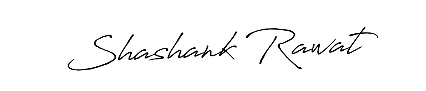 Create a beautiful signature design for name Shashank Rawat. With this signature (Antro_Vectra_Bolder) fonts, you can make a handwritten signature for free. Shashank Rawat signature style 7 images and pictures png