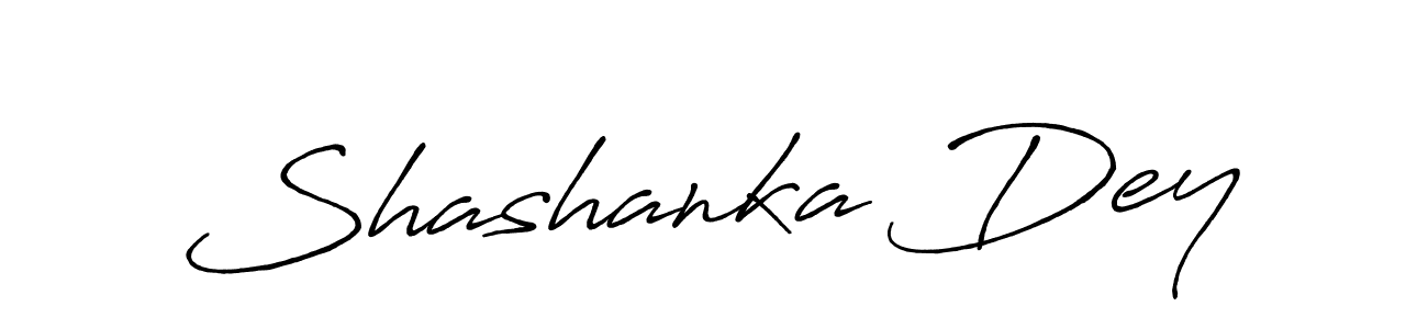 Use a signature maker to create a handwritten signature online. With this signature software, you can design (Antro_Vectra_Bolder) your own signature for name Shashanka Dey. Shashanka Dey signature style 7 images and pictures png