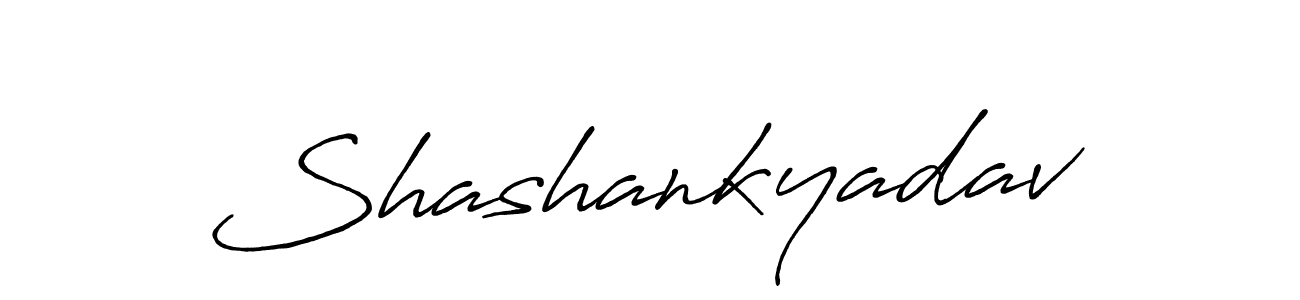 How to make Shashankyadav signature? Antro_Vectra_Bolder is a professional autograph style. Create handwritten signature for Shashankyadav name. Shashankyadav signature style 7 images and pictures png