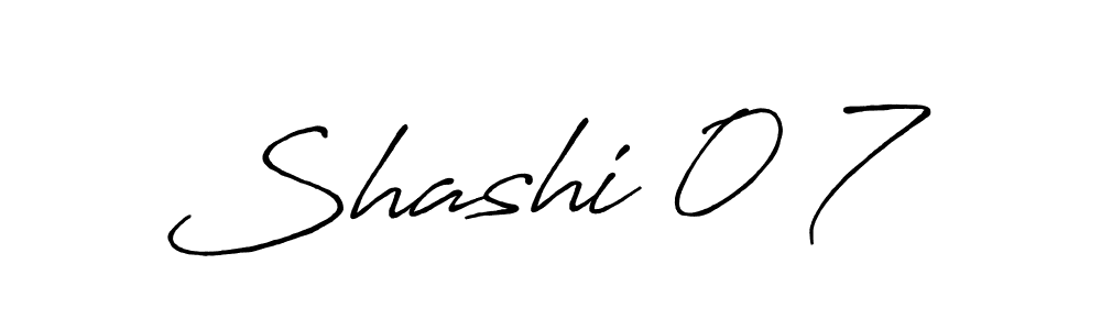 The best way (Antro_Vectra_Bolder) to make a short signature is to pick only two or three words in your name. The name Shashi 0 7 include a total of six letters. For converting this name. Shashi 0 7 signature style 7 images and pictures png