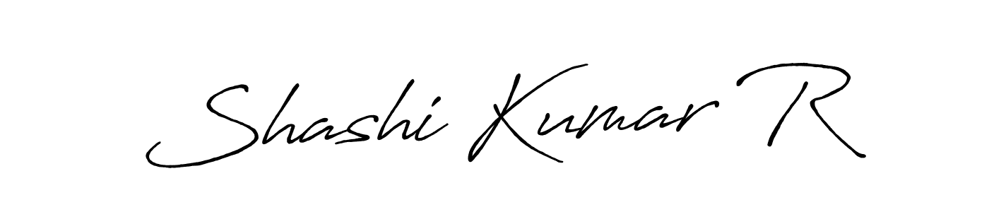 The best way (Antro_Vectra_Bolder) to make a short signature is to pick only two or three words in your name. The name Shashi Kumar R include a total of six letters. For converting this name. Shashi Kumar R signature style 7 images and pictures png