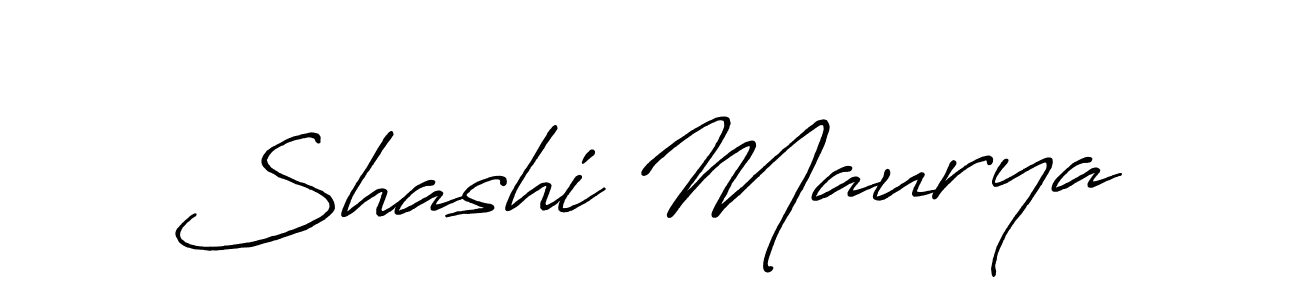 How to make Shashi Maurya signature? Antro_Vectra_Bolder is a professional autograph style. Create handwritten signature for Shashi Maurya name. Shashi Maurya signature style 7 images and pictures png