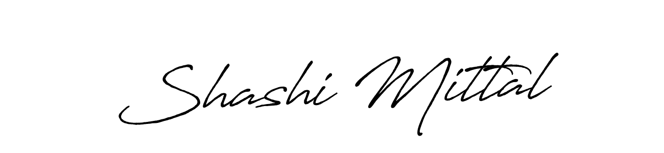 You should practise on your own different ways (Antro_Vectra_Bolder) to write your name (Shashi Mittal) in signature. don't let someone else do it for you. Shashi Mittal signature style 7 images and pictures png