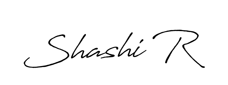 It looks lik you need a new signature style for name Shashi R. Design unique handwritten (Antro_Vectra_Bolder) signature with our free signature maker in just a few clicks. Shashi R signature style 7 images and pictures png