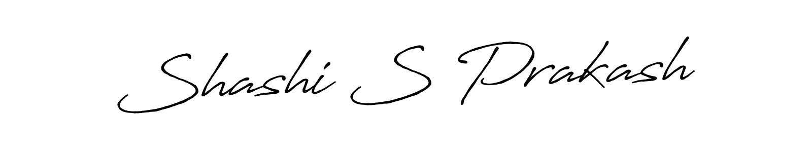 Use a signature maker to create a handwritten signature online. With this signature software, you can design (Antro_Vectra_Bolder) your own signature for name Shashi S Prakash. Shashi S Prakash signature style 7 images and pictures png