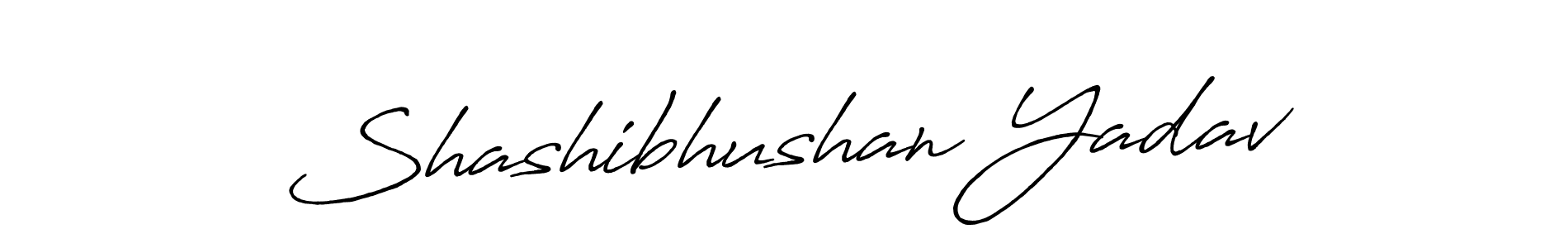 How to make Shashibhushan Yadav name signature. Use Antro_Vectra_Bolder style for creating short signs online. This is the latest handwritten sign. Shashibhushan Yadav signature style 7 images and pictures png