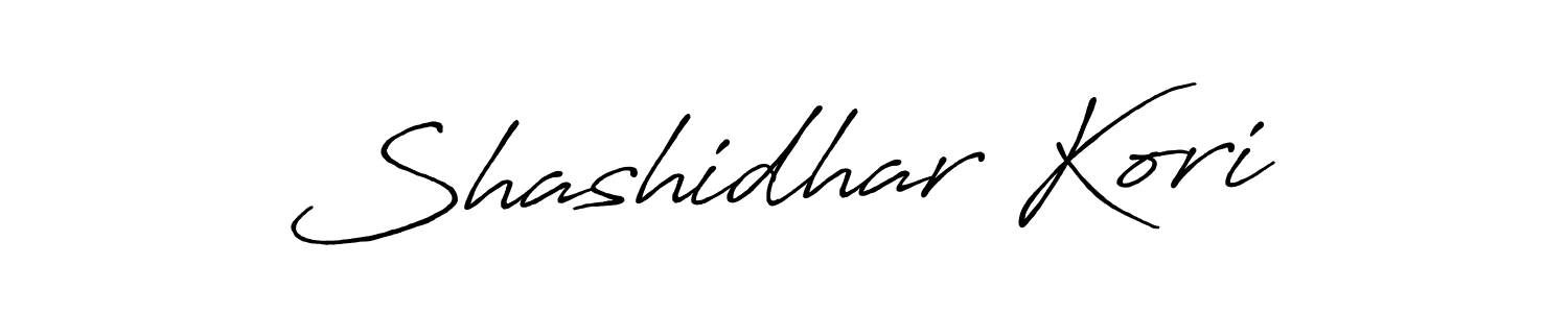 Create a beautiful signature design for name Shashidhar Kori. With this signature (Antro_Vectra_Bolder) fonts, you can make a handwritten signature for free. Shashidhar Kori signature style 7 images and pictures png