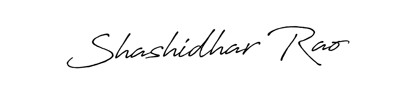 Make a beautiful signature design for name Shashidhar Rao. Use this online signature maker to create a handwritten signature for free. Shashidhar Rao signature style 7 images and pictures png