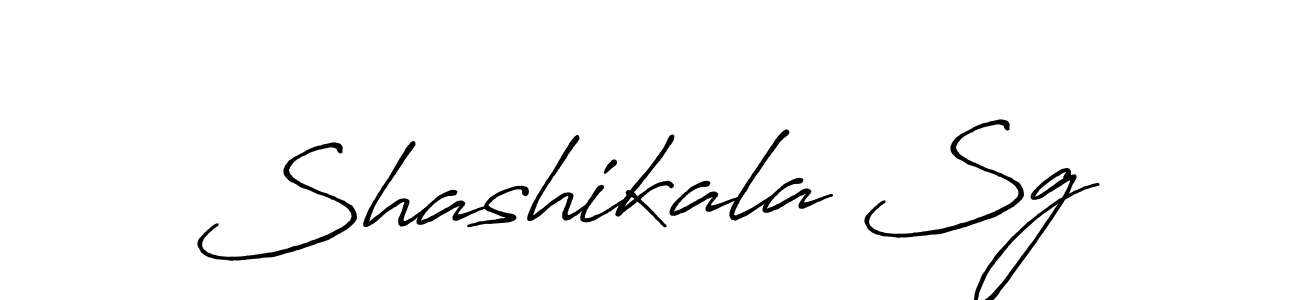 Make a beautiful signature design for name Shashikala Sg. With this signature (Antro_Vectra_Bolder) style, you can create a handwritten signature for free. Shashikala Sg signature style 7 images and pictures png